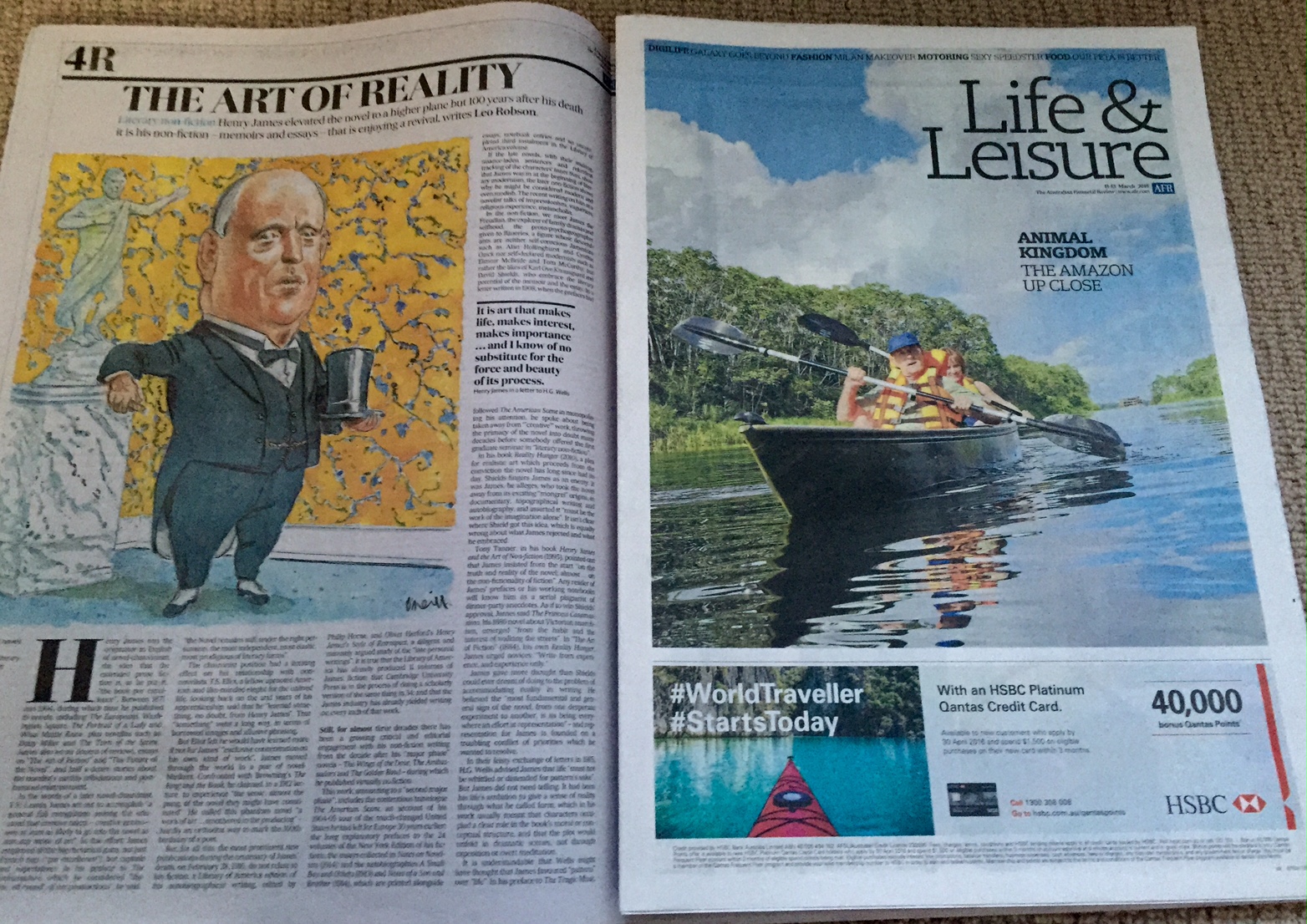 AFR Weekend Coverage 12-13 March 2016