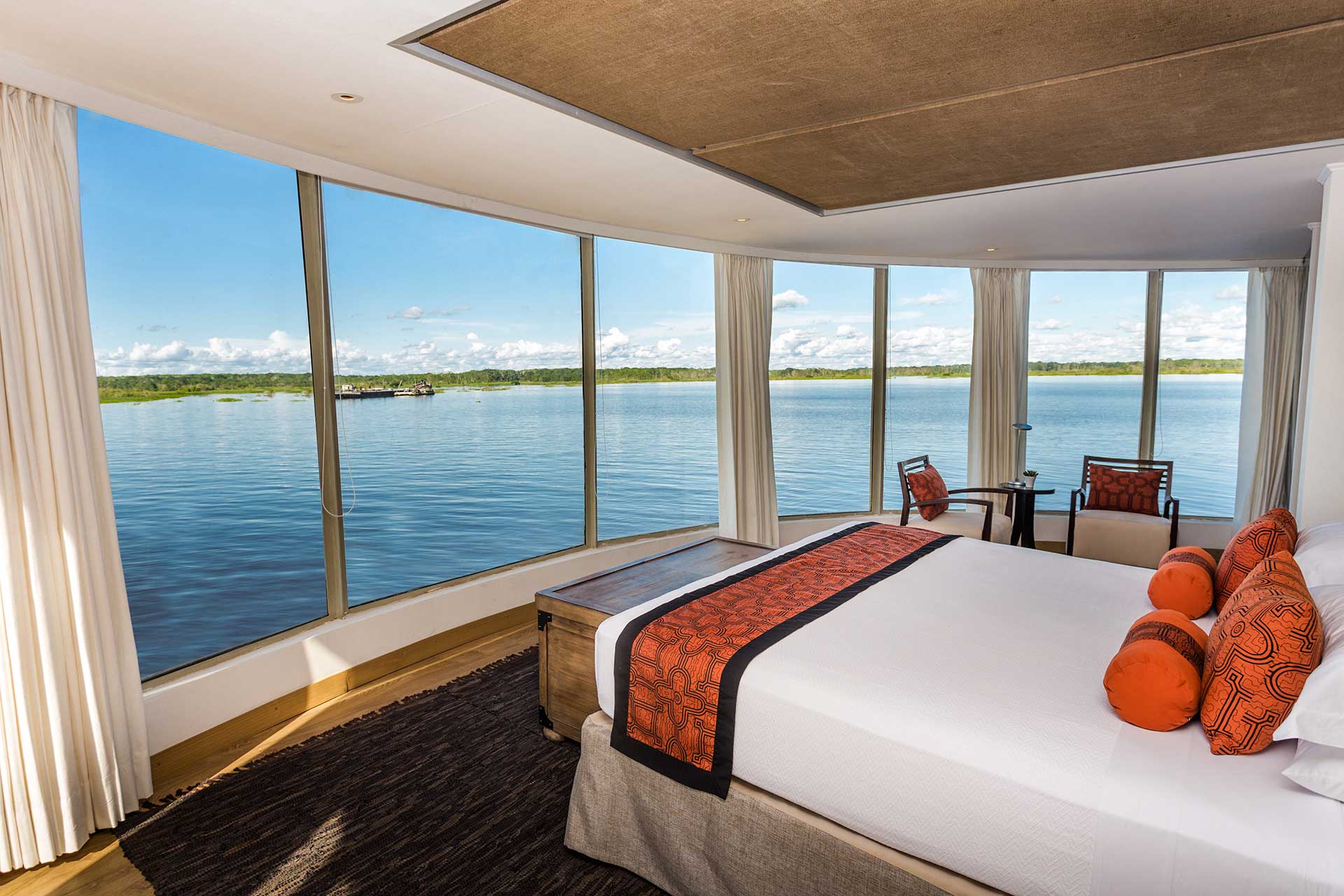 Owner’s Suites Aboard the Delfin III Amazon Cruise