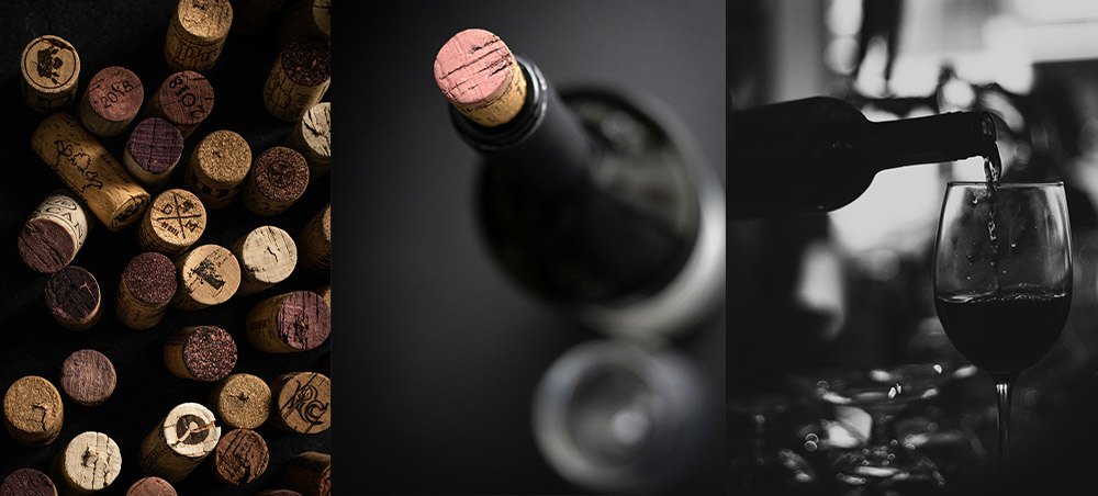 Editorial wine details and service moments aboard Delfín Amazon Cruises